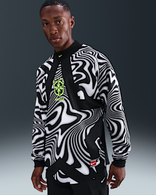 Brazil Authentic Goalkeeper Men's Nike Football Shirt. Nike LU